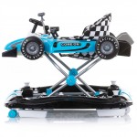 Premergator si Antemergator Racer  4 in 1 Albastru - Chipolino Blue Racer  Musical baby walker